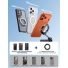 image:imageJOYROOM DoubleFold Magnetic Golf Cart Phone Holder Golf Gifts for Men Him Golfers dad 360 Rotation Magnetic Phone Holder Fit MagSafe iPhone 1712 Golf Cart Accessories for EZGO Club Car YamahaBlack