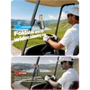image:imageUpgraded DoubleFold Golf Cart Phone Holder Mount 1s LockRelease Magnetic Golf Phone Caddy Golf Cart Accessories Compatible with iPhone Galaxy Samsung 477 Phones for EZGO Club Car YamahaBlack