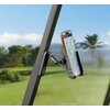image:imageUpgraded DoubleFold Golf Cart Phone Holder Mount 1s LockRelease Magnetic Golf Phone Caddy Golf Cart Accessories Compatible with iPhone Galaxy Samsung 477 Phones for EZGO Club Car YamahaBlack  Blue