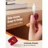 image:image8Pack Cord Organizer JOYROOM Cable Clips 1s SideSnap Lock Silicone Cord Holder Cable Management Adhesive Cord Clips Phone Charger Wire Keeper Office Workspaces Desk Organization Home AccessoriesViva Magenta
