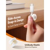 image:image8Pack Cord Organizer JOYROOM Cable Clips 1s SideSnap Lock Silicone Cord Holder Cable Management Adhesive Cord Clips Phone Charger Wire Keeper Office Workspaces Desk Organization Home AccessoriesWhite