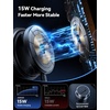 image:imageJOYROOM Only for iPhone 15W Magsafe Car Charger with Vacuum amp Gel Strong Suction 360 Vacuum Magnetic Car Phone Holder Charger Car Mount for iPhone OrangeOrange