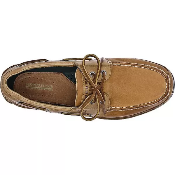 Sperry Mens Mako 2-Eye Boat Shoe, Oak, 10 Wide