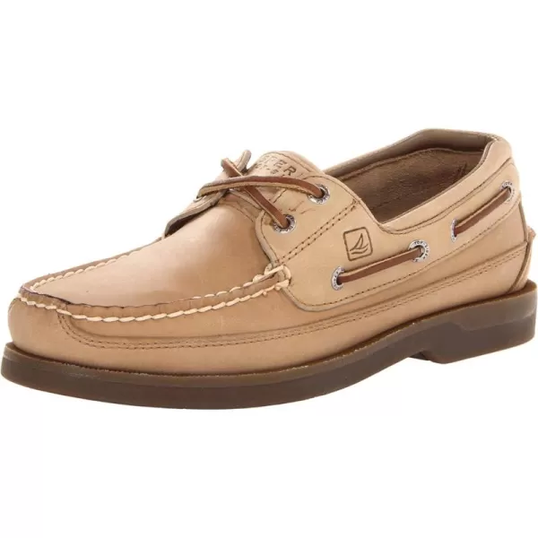 Sperry Mens Mako 2-Eye Boat Shoe, Oak, 10 Wide