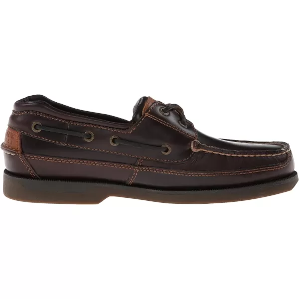 Sperry Mens Mako 2-Eye Boat Shoe, Oak, 10 Wide