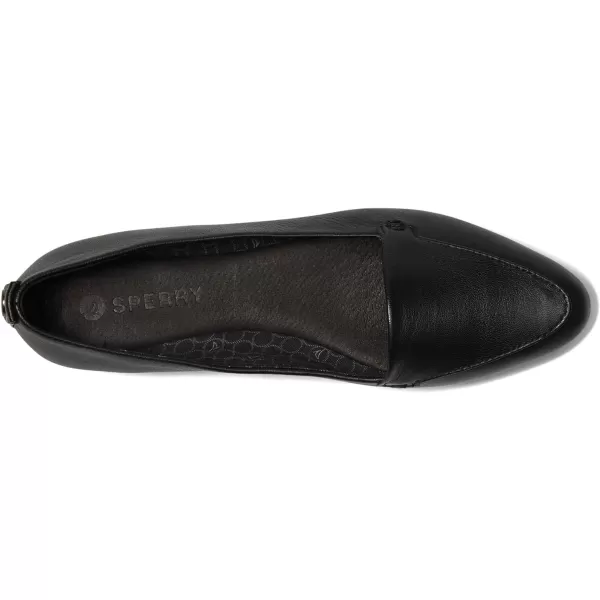 Sperry Women's Piper Ballet Flat, Black, 7.5 Wide