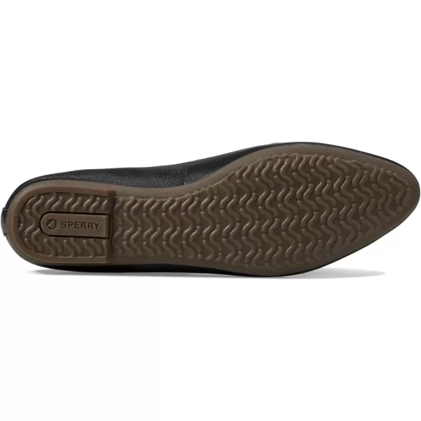 Sperry Women's Piper Ballet Flat, Black, 7.5 Wide