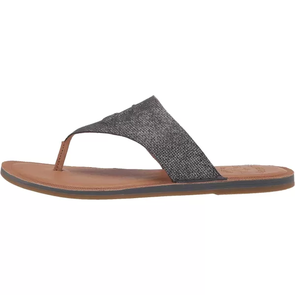 Sperry Women's Seaport Thong Metallic Leather Sandal