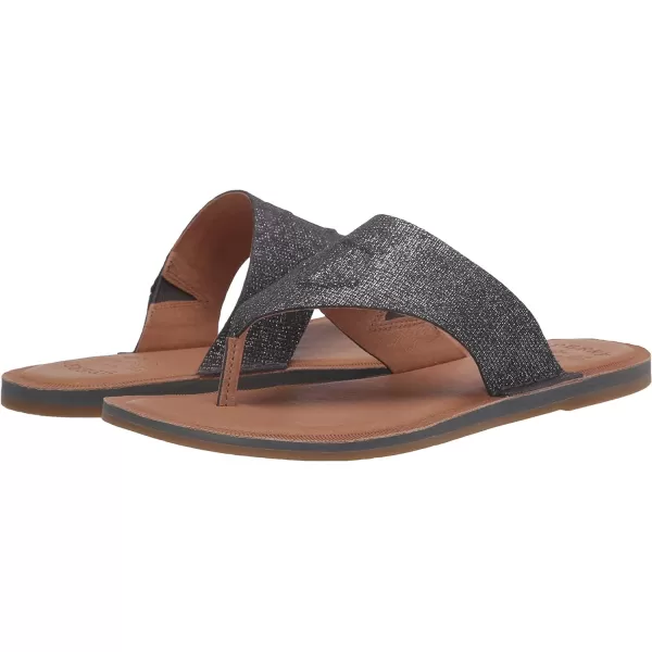 Sperry Women's Seaport Thong Metallic Leather Sandal