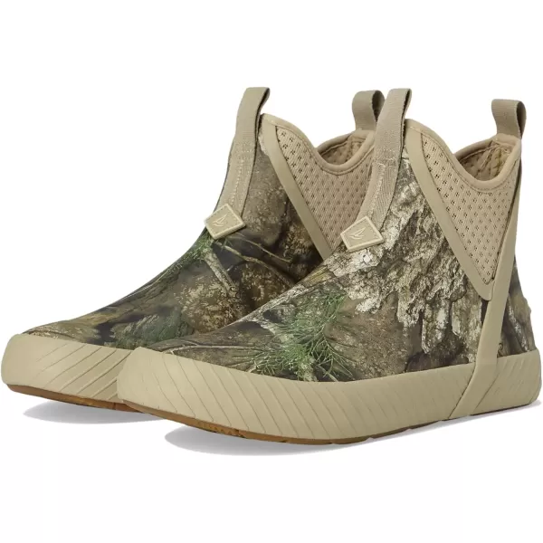 imageSperry Mens Cutwater Deck Realtree Rain BootOlive
