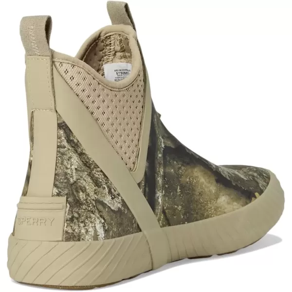 imageSperry Mens Cutwater Deck Realtree Rain BootOlive