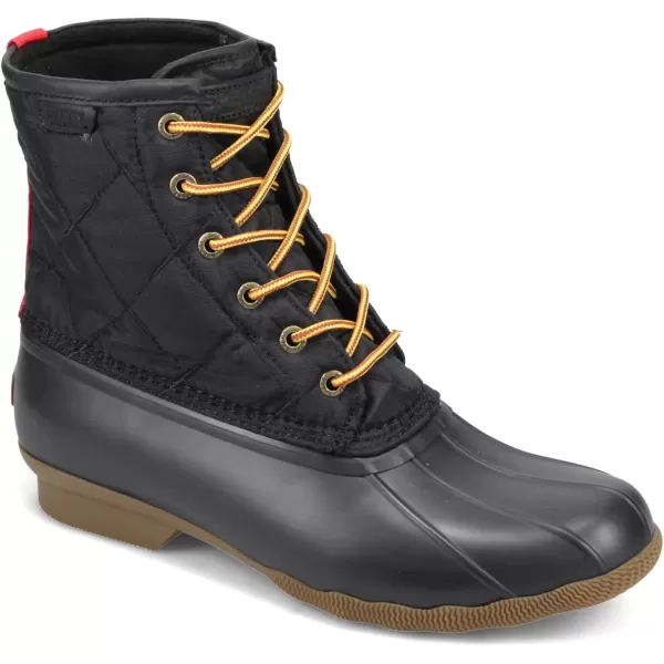 imageSperry Mens Saltwater Duck Rain BootBlack