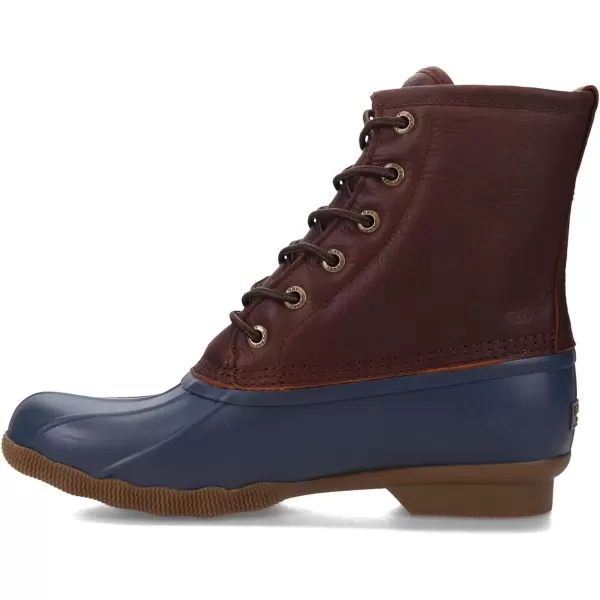 imageSperry Mens Saltwater Duck Rain BootBrownNavy