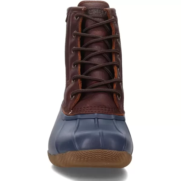 imageSperry Mens Saltwater Duck Rain BootBrownNavy