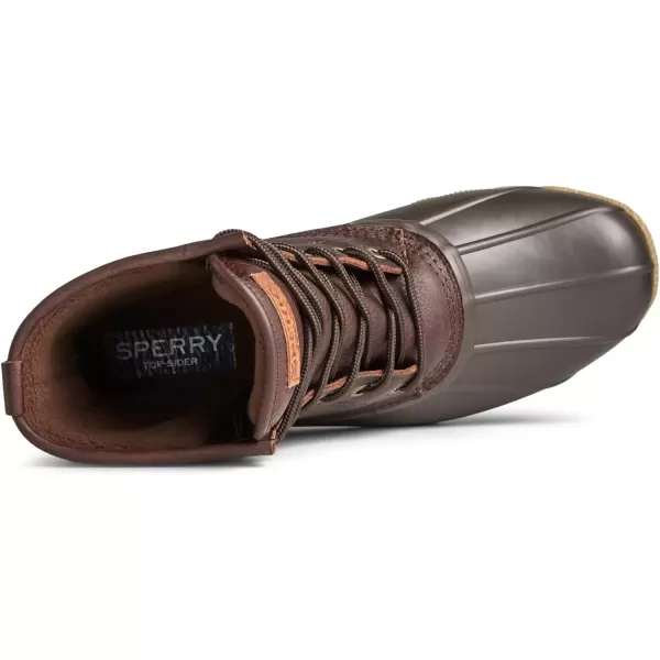imageSperry Mens Saltwater Duck Rain BootTanBrown