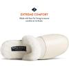 imageSperry Womens Cape May Mule Slipper  Cow Suede Slippers Featuring FullGrain Leather Upper Rubber Outsole and Faux Fur LiningIvory