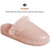 imageSperry Womens Cape May Mule Slipper  Cow Suede Slippers Featuring FullGrain Leather Upper Rubber Outsole and Faux Fur LiningRose