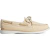 imageSperry Womens AO 2 Eye Boat ShoeWhite Leather
