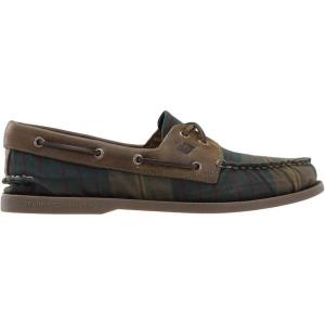 imageSperry Mens Authentic Original 2Eye Boat ShoeOlive Plaid