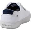 imageSperry Mens SeaCycled Striper II Textile SneakerWhite