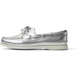imageSperry Womens Authentic Original 2Eye Boat Shoe Silver 8