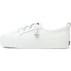 imageSperry Womens Crest Vibe Platform Sneaker White Leather 5