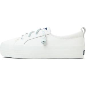 imageSperry Womens Crest Vibe Platform Sneaker White Leather 5