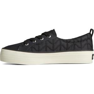 imageSperry Womens Crest Vibe Platform SneakerBlack Quilted
