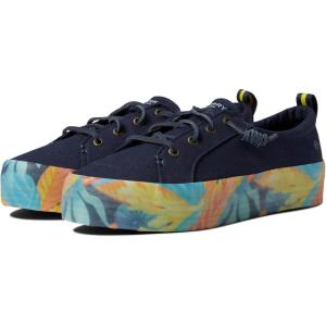 imageSperry Womens Crest Vibe Platform SneakerBlue Marine