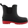 imageSperry Toddler Chelsea Rain Boots Waterproof Rubber Kids Rainboot GirlsBoys Light Water Shoes for Muddy ParkHikingBlack