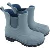 imageSperry Toddler Chelsea Rain Boots Waterproof Rubber Kids Rainboot GirlsBoys Light Water Shoes for Muddy ParkHikingSlate