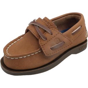imageSperry Toddler and Kids Authentic Original Boat ShoeChestnut With Hook  Loop Closure