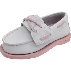 imageSperry Toddler and Kids Authentic Original Boat ShoeWhite With Hook  Loop Closure