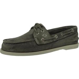 imageSperry Top Sider Mens Harbor Slip On R Boat ShoeGrey Twill