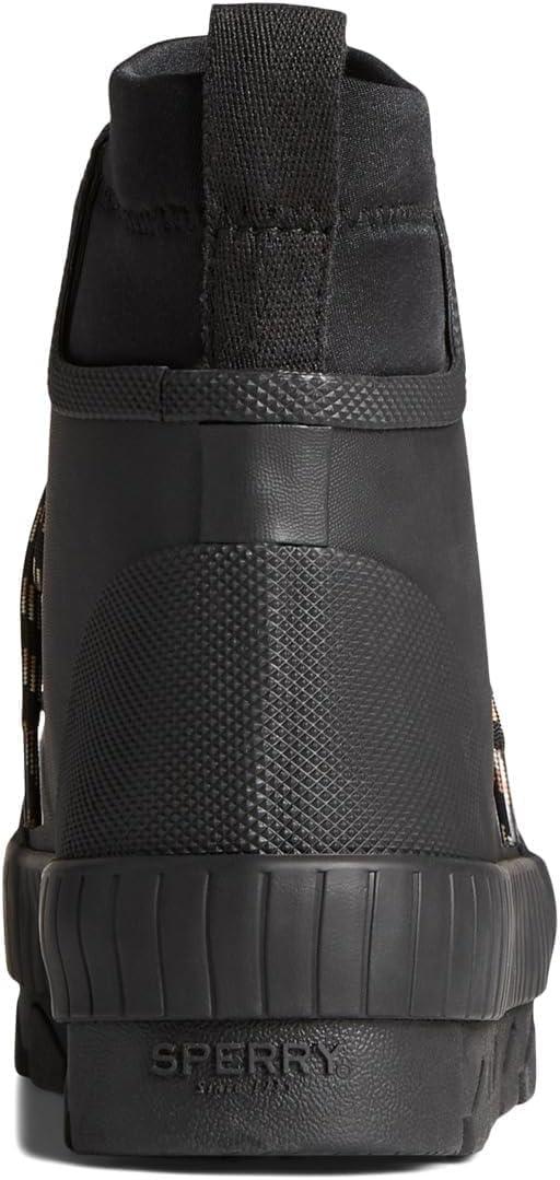 imageSperry Womens Torrent Lace Up Rain BootBlack Rubber