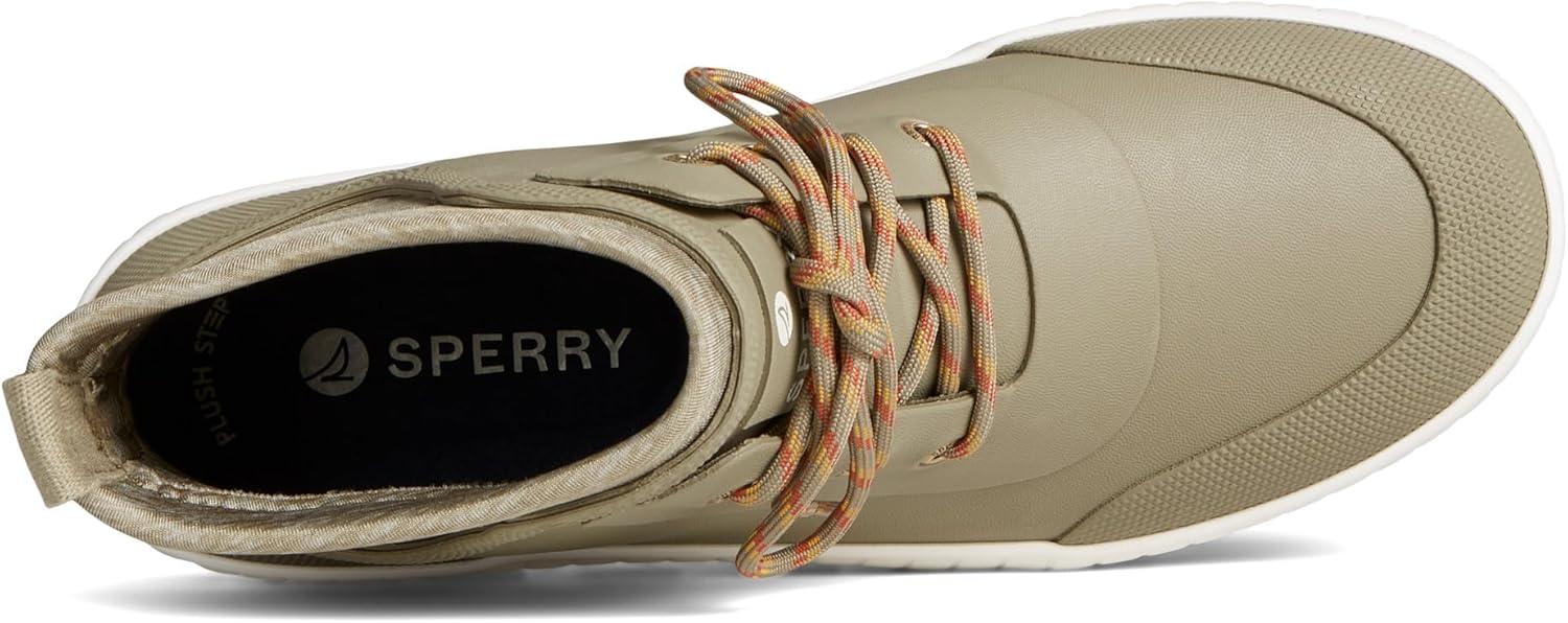 imageSperry Womens Torrent Lace Up Rain BootGreen Rubber