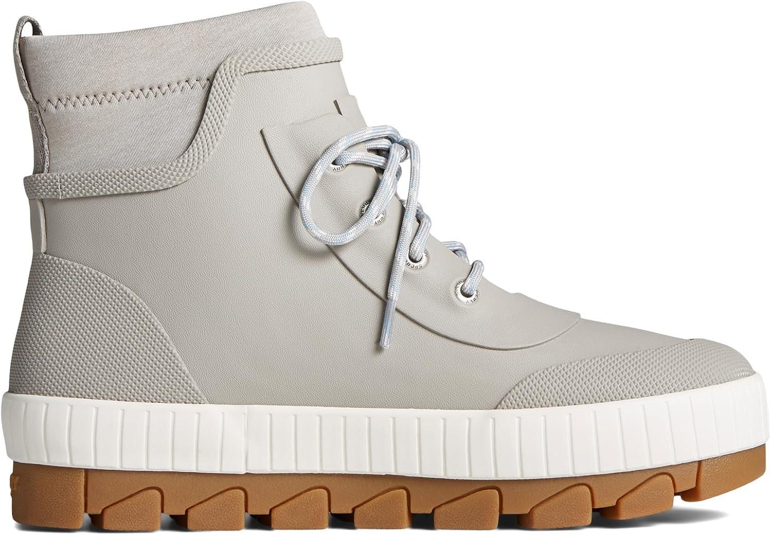 imageSperry Womens Torrent Lace Up Rain BootGrey Rubber