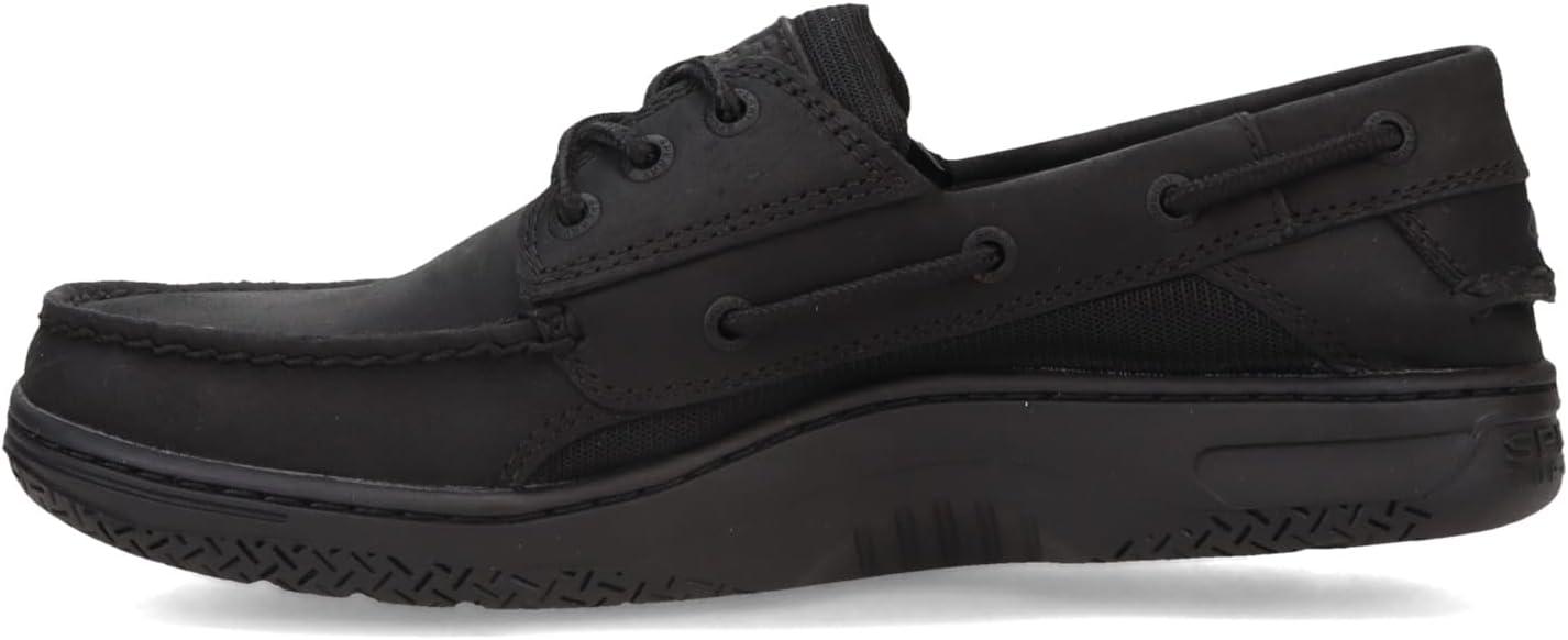imageSperry Mens Billfish Boat ShoeBlack Leather