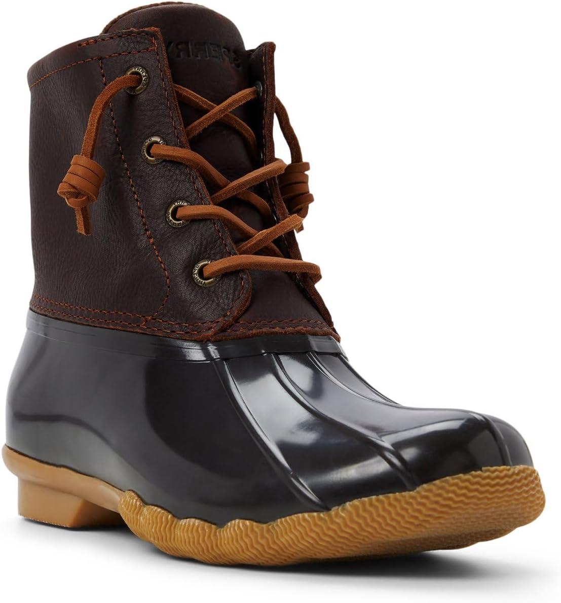 imageSperry Womens Saltwater Duck BootDark BrownTan