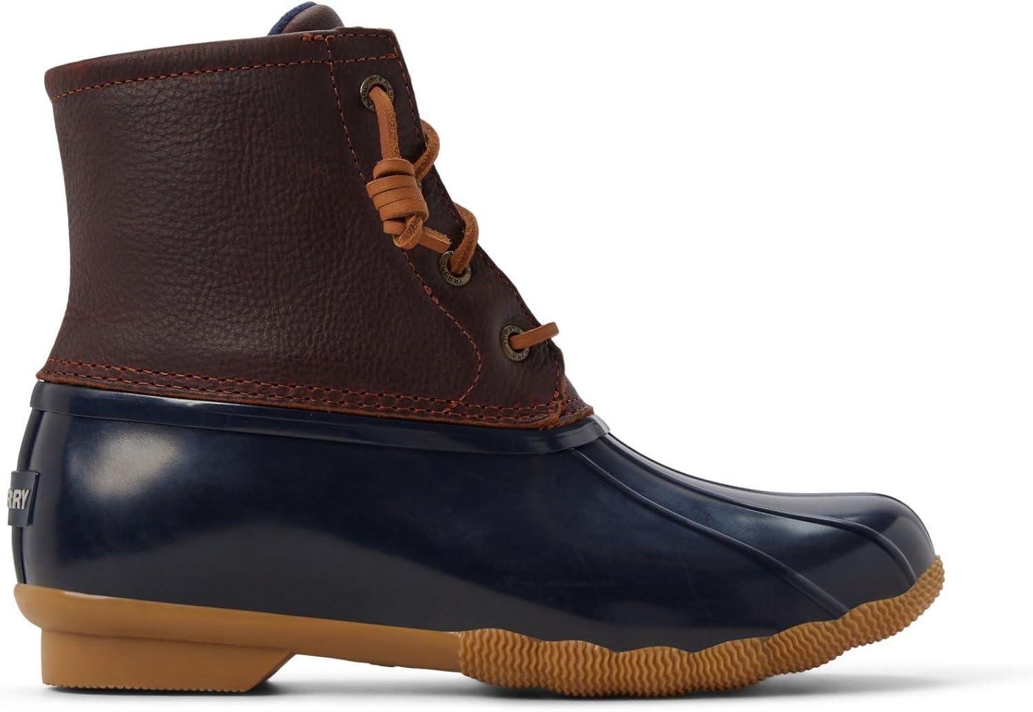 imageSperry Womens Saltwater Duck BootNavyTan