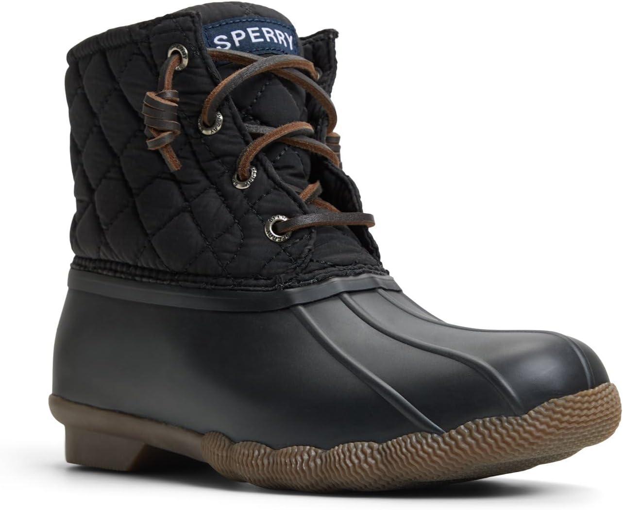 imageSperry Womens Saltwater Duck BootQuilted Black