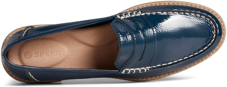 imageSperry Womens Seaport PennyNavy Crinkle Patent