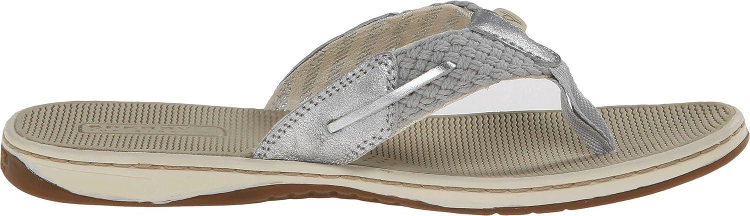 imageSperry womens ParrotfishFlipFlopGreySilver