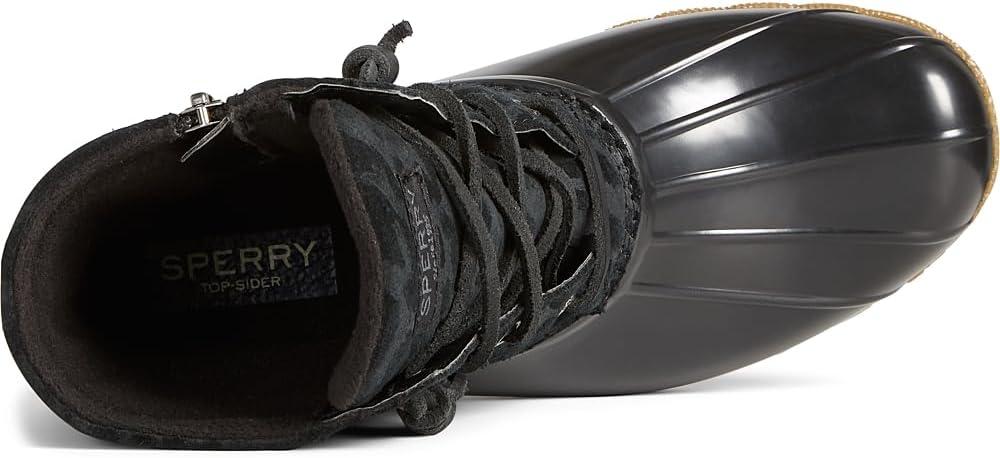 imageSperry womens Saltwater Cheetah Duck BootBlack