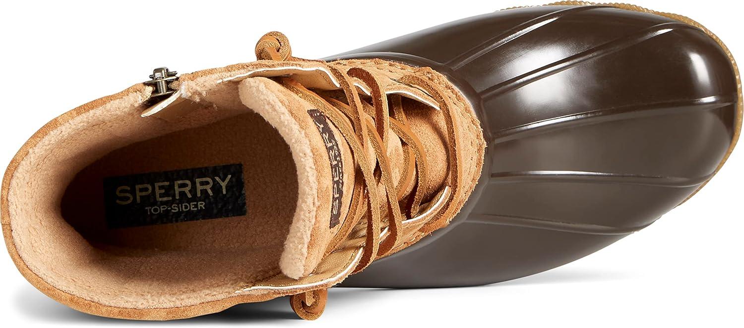 imageSperry womens Saltwater Cheetah Duck BootTan