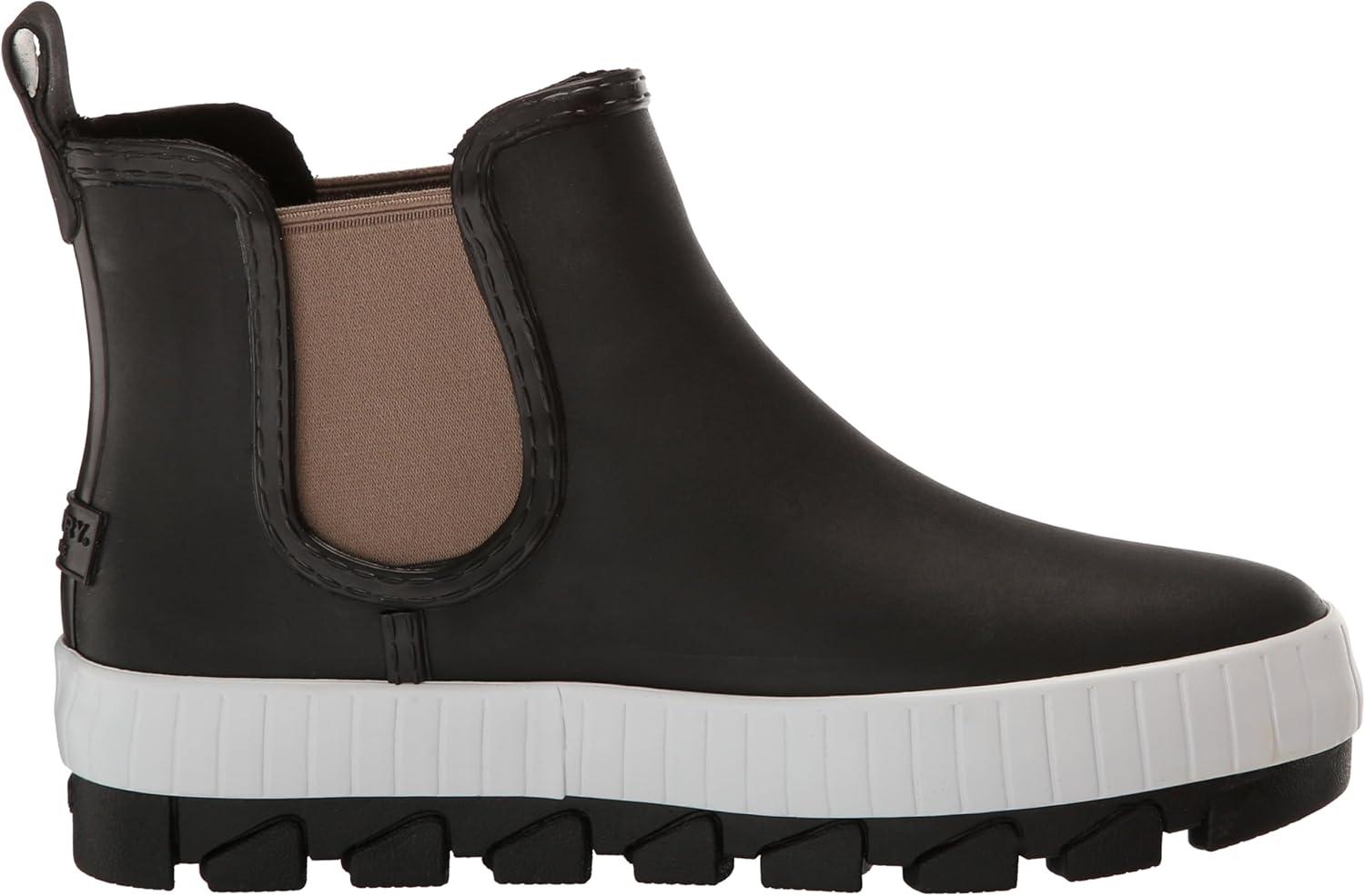 imageSperry womens Torrent Chelsea Waterproof Rain BootBlackWhite