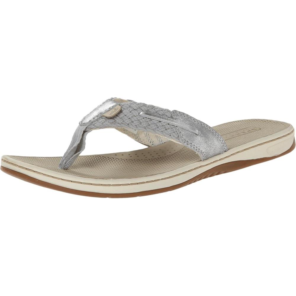 imageSperry womens ParrotfishFlipFlopGreySilver