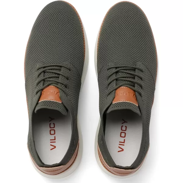 VILOCY Men's Fashion Dress Sneakers Casual Walking Shoes Business Oxfords Comfortable Breathable Lightweight Tennis