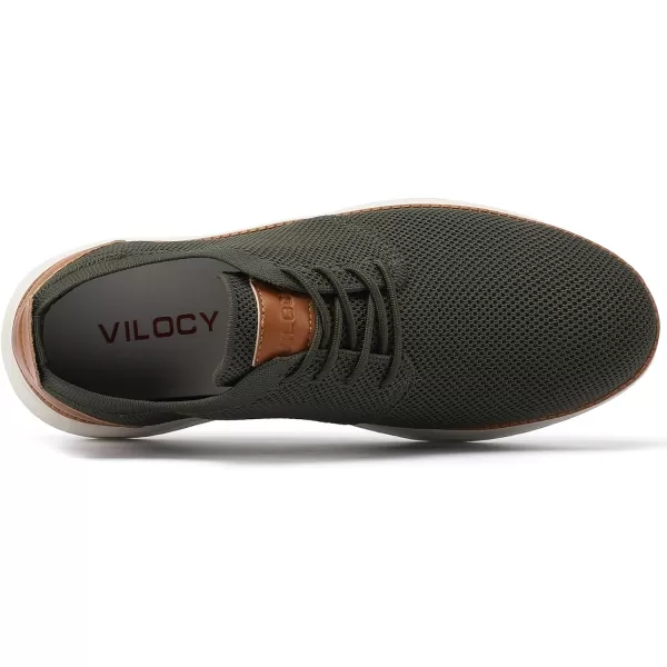 VILOCY Men's Fashion Dress Sneakers Casual Walking Shoes Business Oxfords Comfortable Breathable Lightweight Tennis