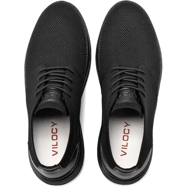 VILOCY Men's Fashion Dress Sneakers Casual Walking Shoes Business Oxfords Comfortable Breathable Lightweight Tennis